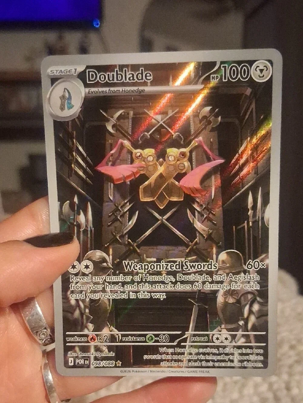 Doublade Trading Card Set - Black
